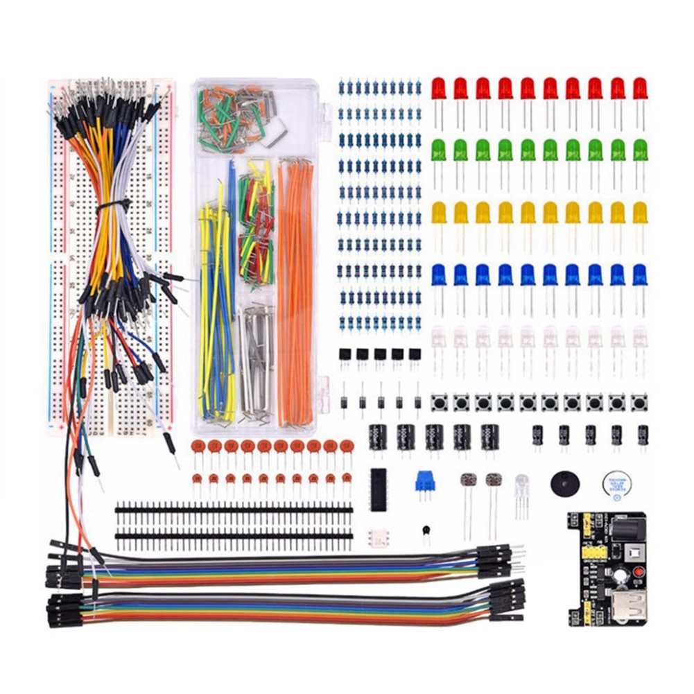 Best Diy Electronics Kits - Set Breadboard Baru Komponen Elektronik Starter