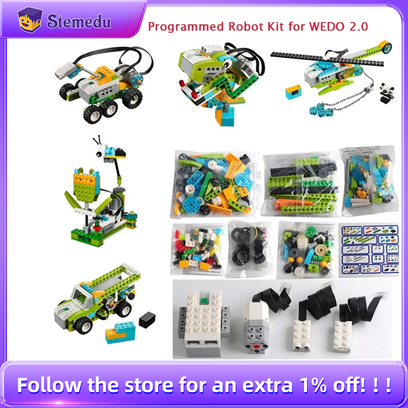 Diy Electronics Kids - STEM We-do2.0 45300 Kit Pemrograman Inti
