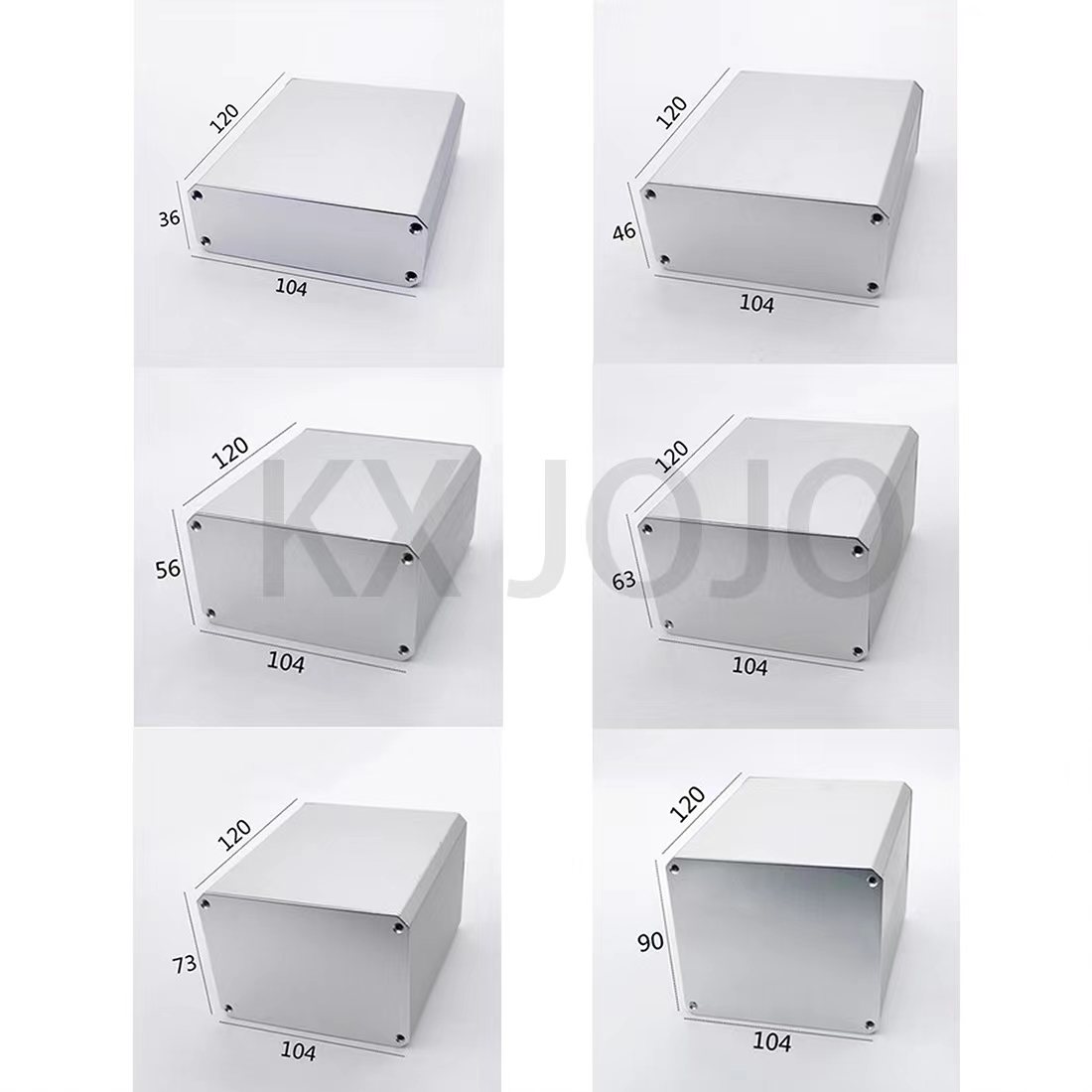 Diy Electronics Project - Aluminium Kandang 104*36/46/56/63/73/90*120Mm Kotak Instrumen PCB