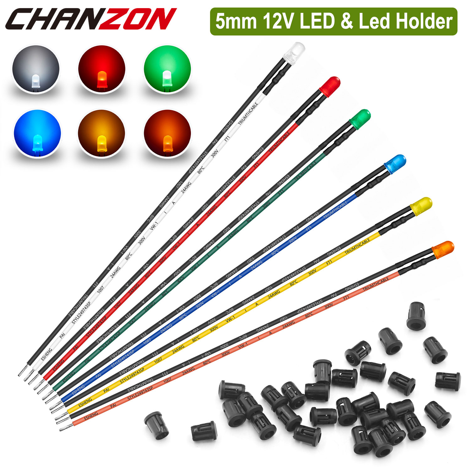 Hobby Diy Electronics Kit - Kit Dioda LED Terdistribusi 5mm DC
