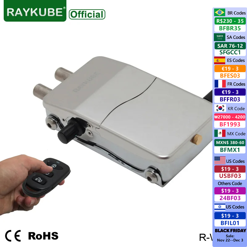 R/Diy Electronics - RAYKUBE Kunci Pintu Elektronik Tanpa Kunci