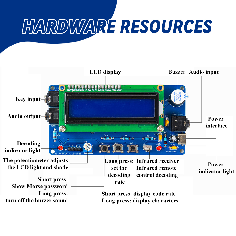 Dekode Telegraf DIY dengan Kit - R/Diy Electronics ulasan dan harga