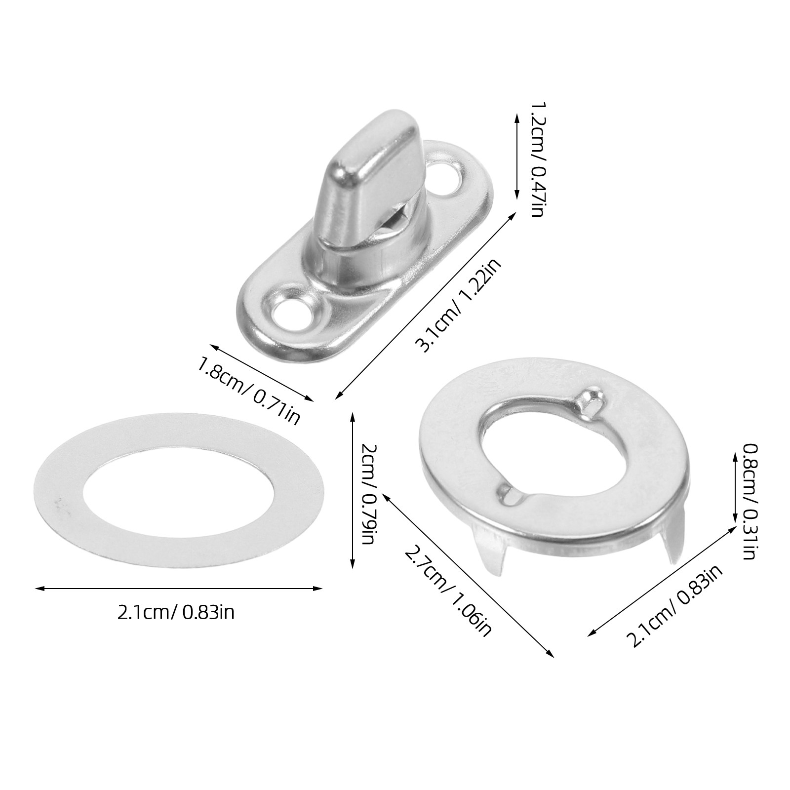 10 Set Kancing Putar Logam unt - Diy Marine Electronics ulasan dan harga
