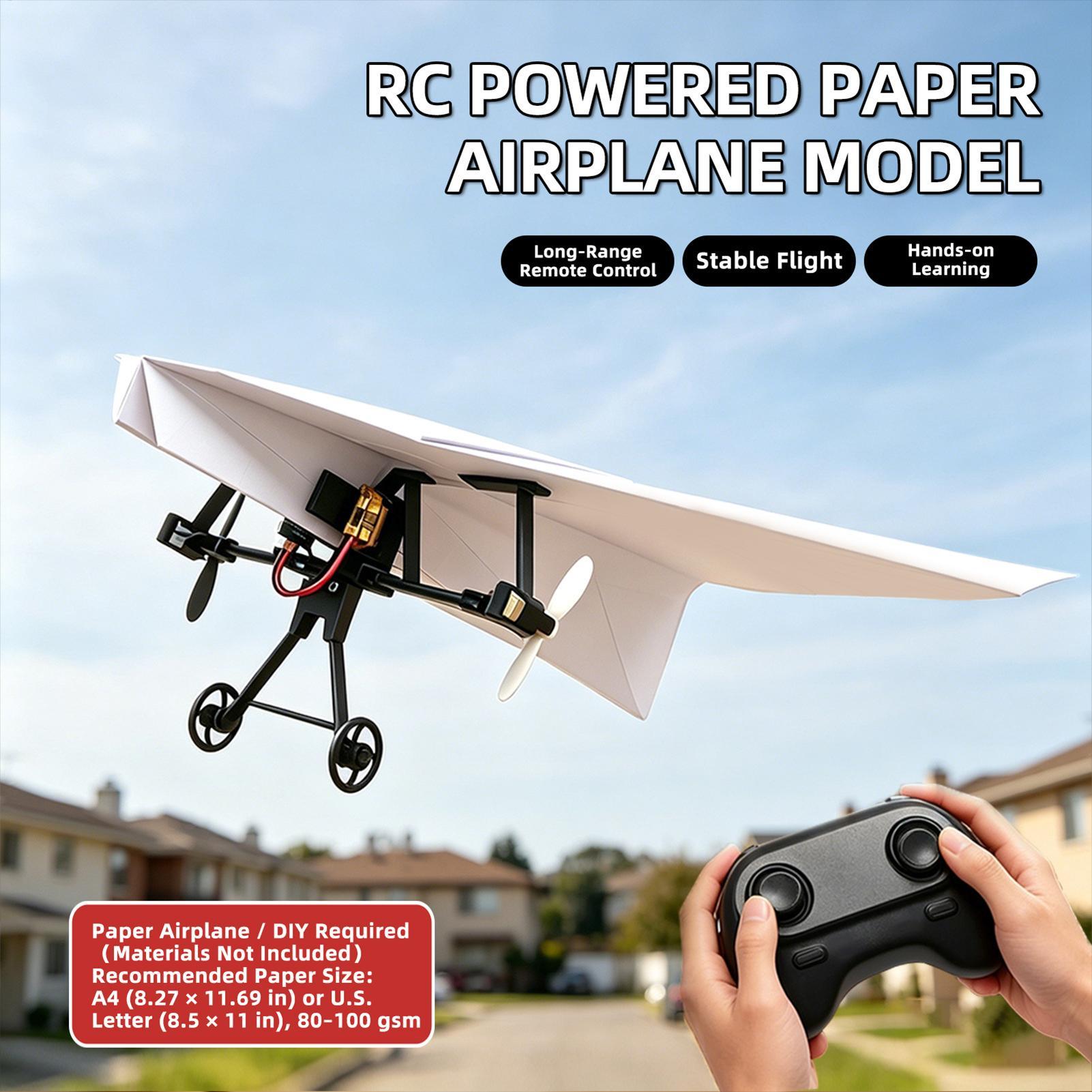 Kit Pesawat Kertas RC DIY Main - Diy Electronics Kids ulasan dan harga
