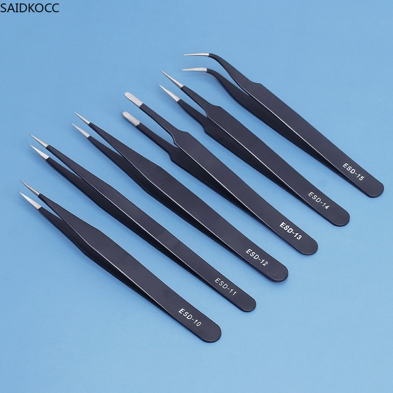 SAIDKOCC Pinset Anti-statis Pr - Diy Home Electronics Lab ulasan dan harga