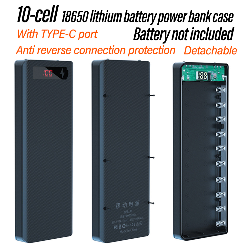 Kit Power Bank DIY 10 Sel 1865 - Diy Elektronik ulasan dan harga