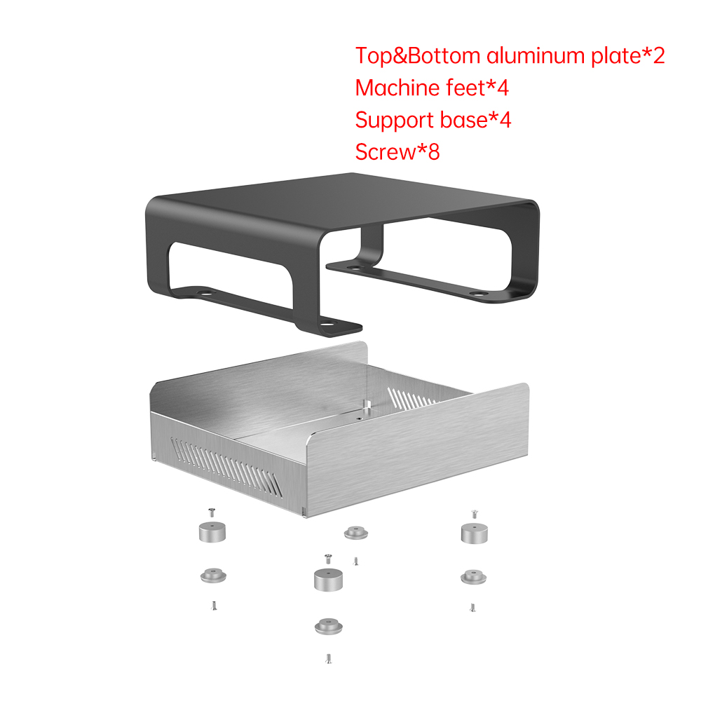 Kotak proyek Aluminium kompone - Diy Electronics Websites ulasan dan harga