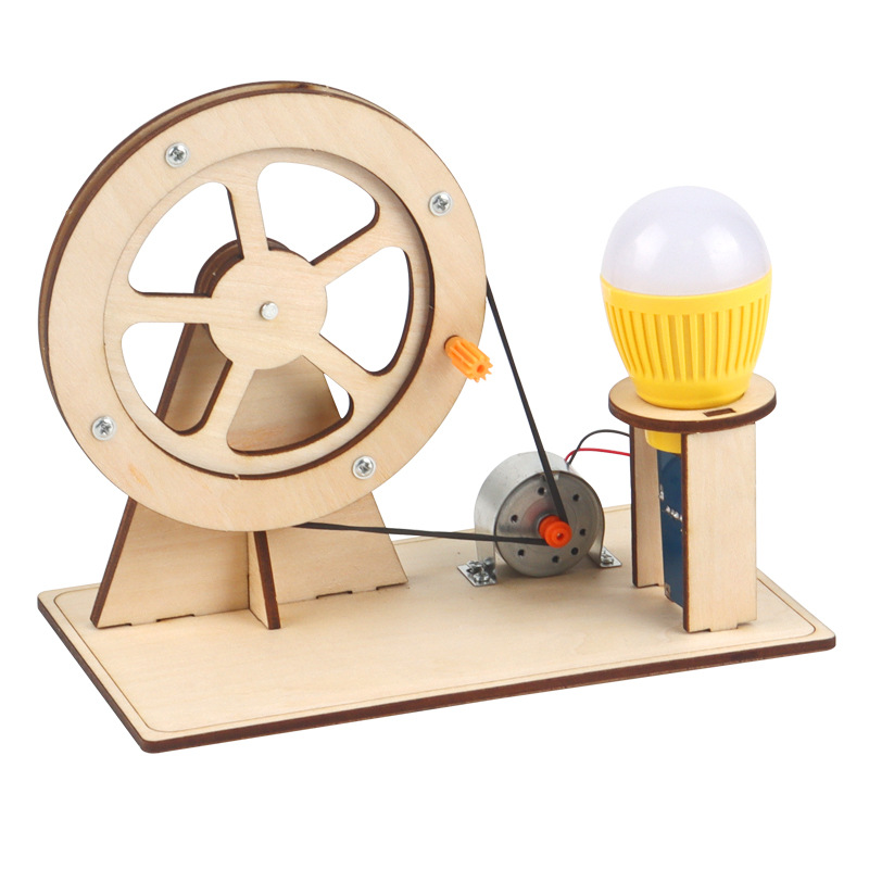 Generator tangan kayu mainan s - Diy Electronics Kids ulasan dan harga