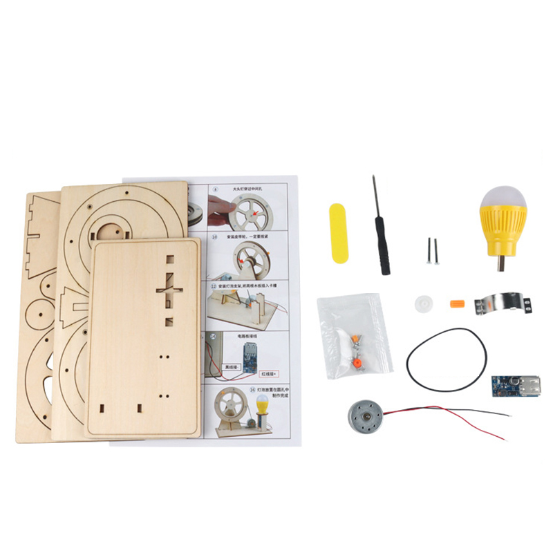 Generator tangan kayu mainan s - Diy Electronics Kids ulasan dan harga