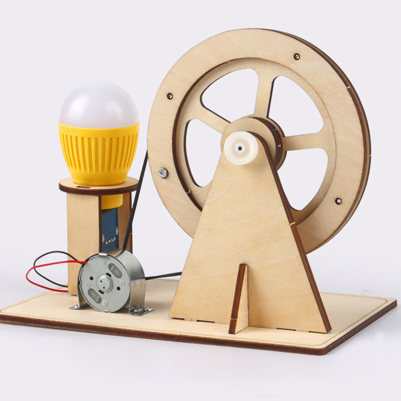 Generator tangan kayu mainan s - Diy Electronics Kids ulasan dan harga