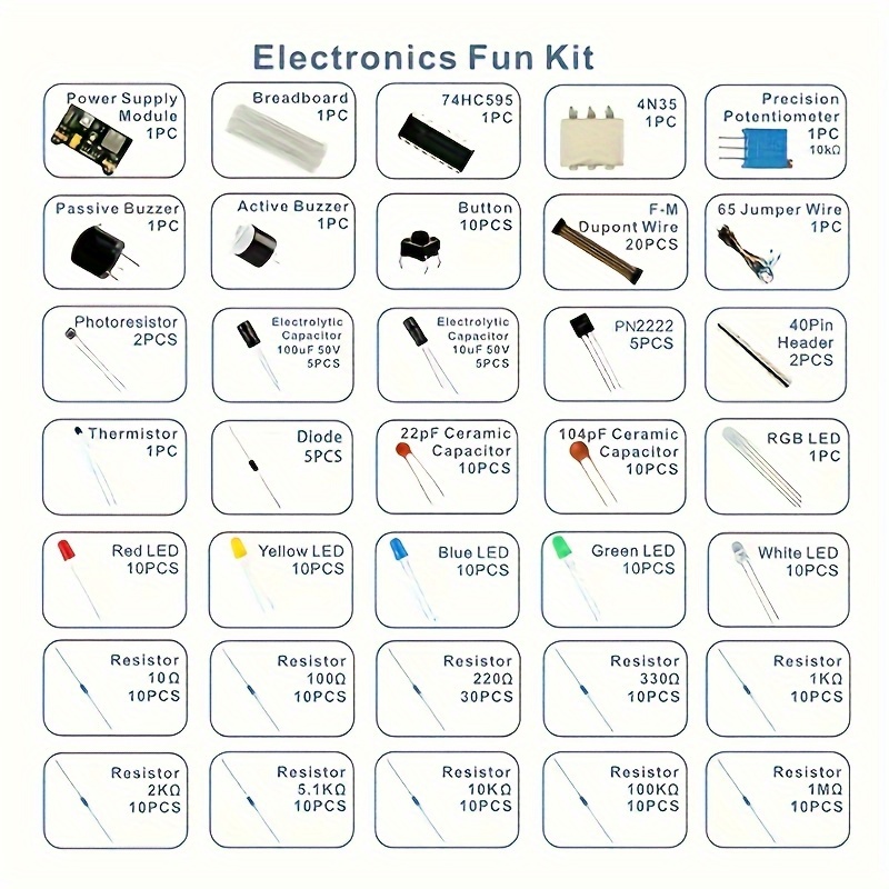 Komponen Elektronik Kapasitor  - R/Diy Electronics ulasan dan harga