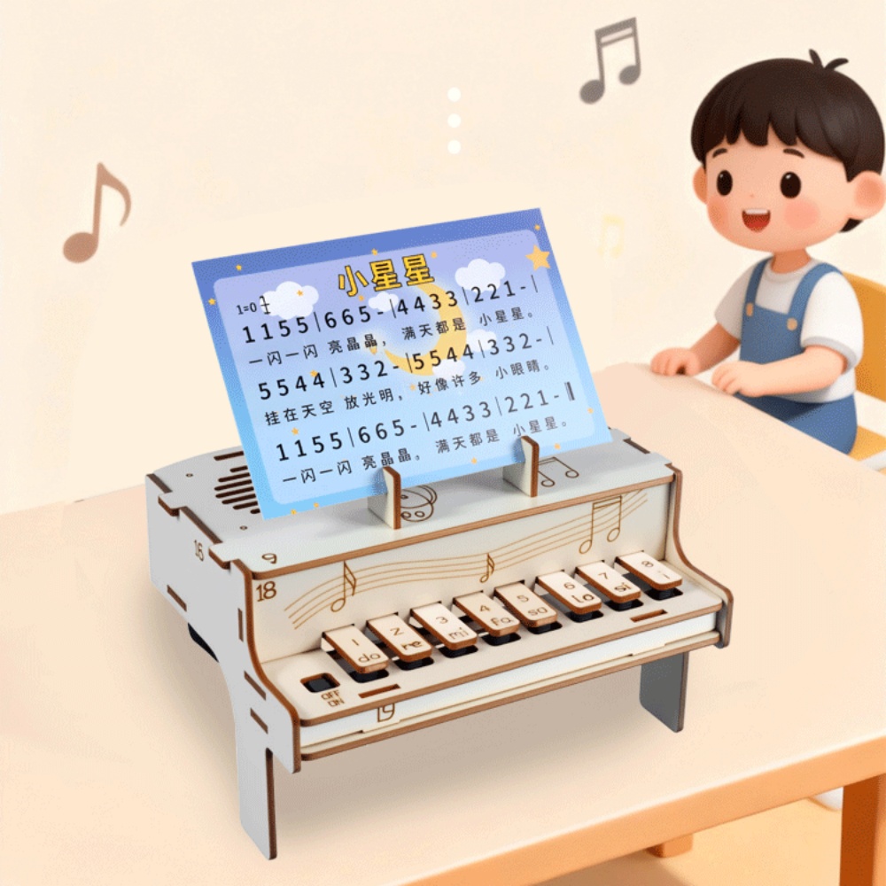 Kit Perakitan Model Piano Elek - Diy Elektronik ulasan dan harga