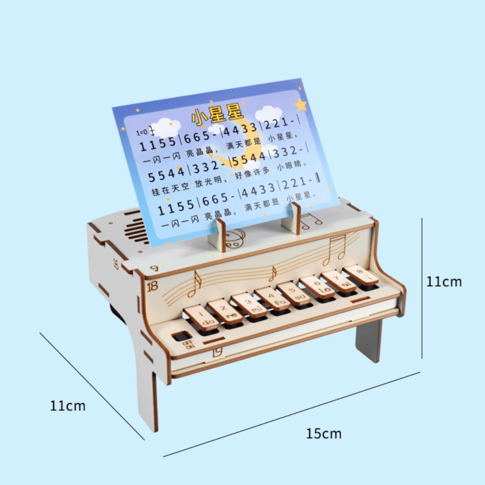 Kit Perakitan Model Piano Elek - Diy Elektronik ulasan dan harga