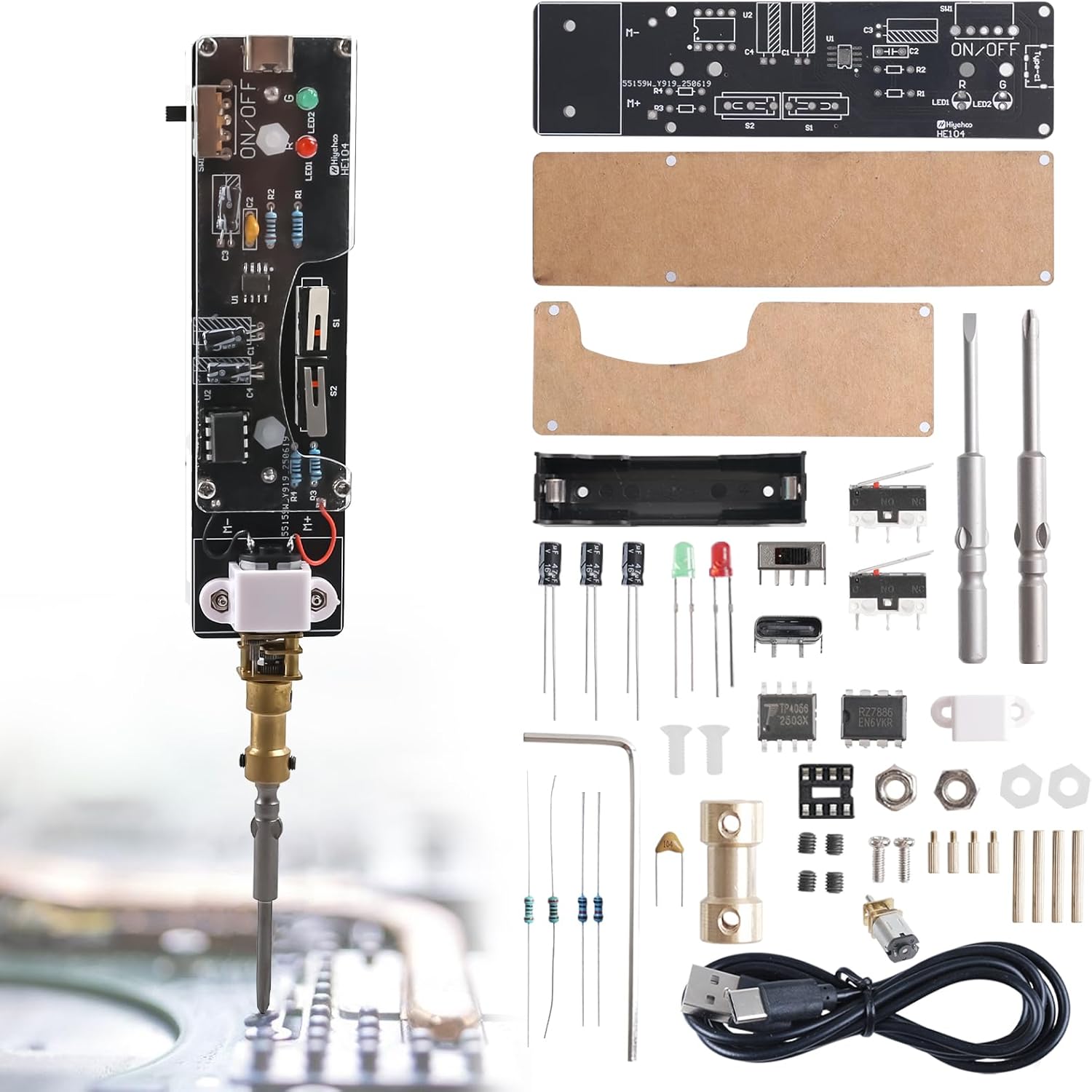 Kit Proyek Obeng Listrik Isi U - Diy Home Electronics Lab ulasan dan harga