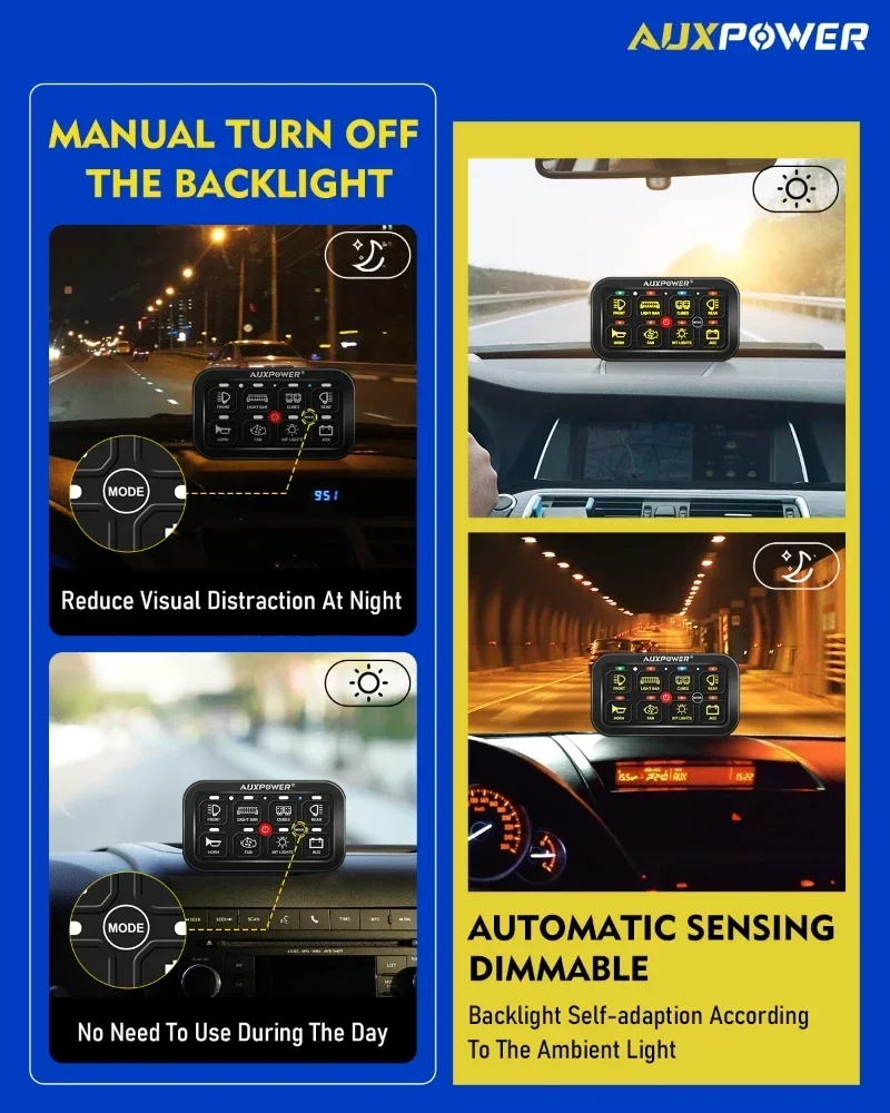 Lampu RGB On-Off Control Panel - Diy Marine Electronics ulasan dan harga