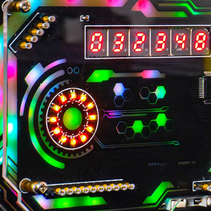 WISH Jam Digital Desktop Kit D - Diy Innovative Electronics ulasan dan harga